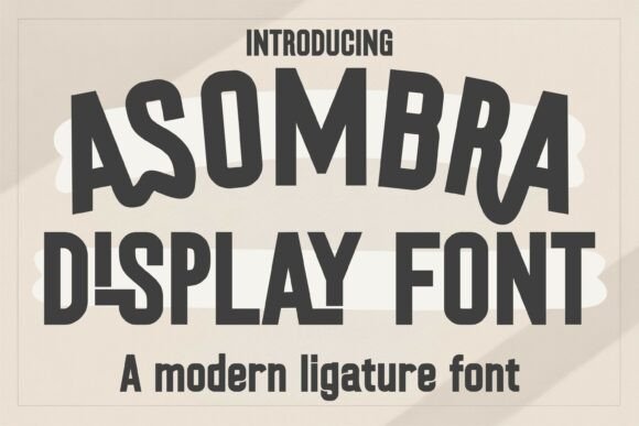 Asombra: A Bold Display Typeface for Modern Web Design