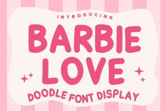 Barbielove Regular: A Playful Typeface for Editorial Charm