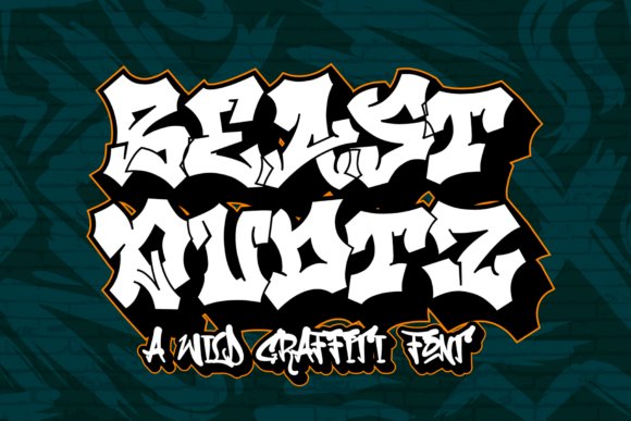 Beast Quotz: A Bold Graffiti Font for Editorial Impact