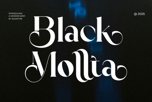 Black Mollta: Elevate Your Campaigns with This Bold Serif Font