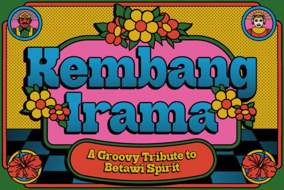 Bring Joy to Your Creations with Kembangirama Regular Font