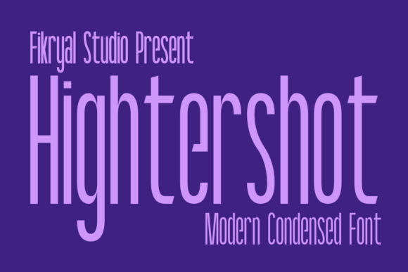 Bring Your Designs to Life with Hightershot Font