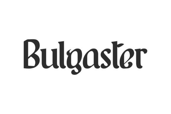 Bulgaster: A Stylish Serif Display Font for Modern Web Design