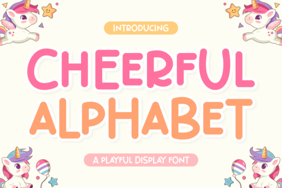 Cheerful Alphabet: A Vibrant Display Font