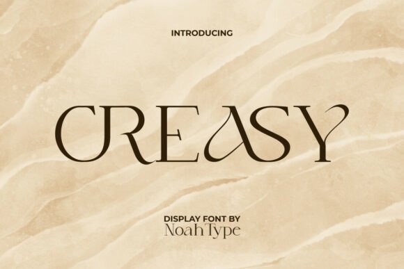 Creasy: A Luxurious Serif Font for Elegant Publishing