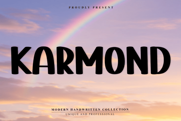 Discover Karmond: A Charming Handwritten Font for Crafters