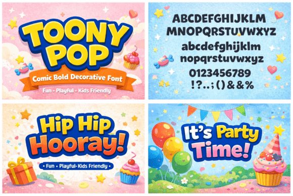 Discover Toonypop: A Playful Font for Crafters and Creators