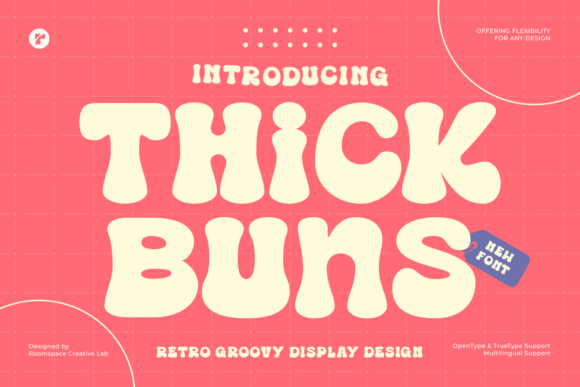 Enhance Your Brand with Thick Buns Display Font