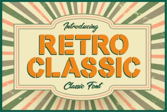 Exploring Retroclassic Regular: A Classic Vintage Font