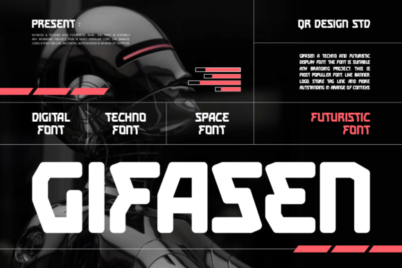 Gifasen: A Bold and Modern Display Font for Web Design