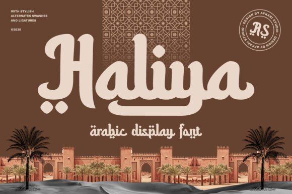 Haliya: A Premium Arabic-Style Font for Modern Campaigns