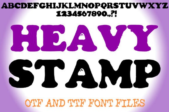 Heavy Stamp: A Powerful Display Font for Web Impact