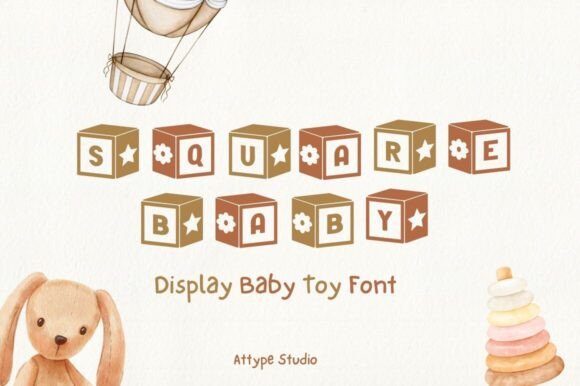 Introducing Square Baby: A Playful Display Font for Engaging Content