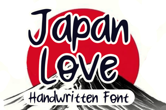Japan Love: A Versatile Handwritten Display Font for Editorial Design