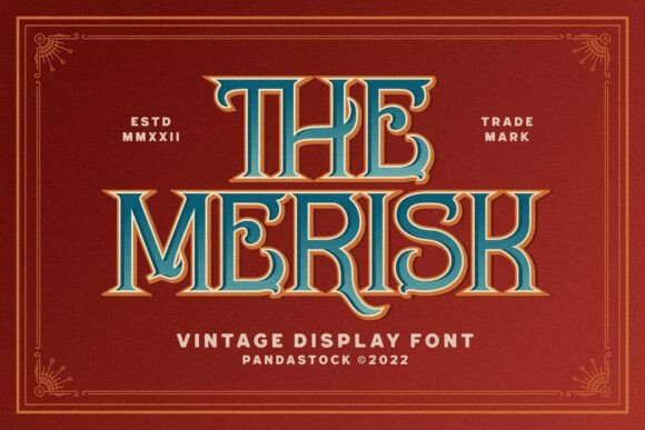 Merisk: A Victorian-Style Font for Captivating Visuals