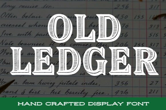 Old Ledger: A Vintage-Inspired Display Font for Modern Web Design