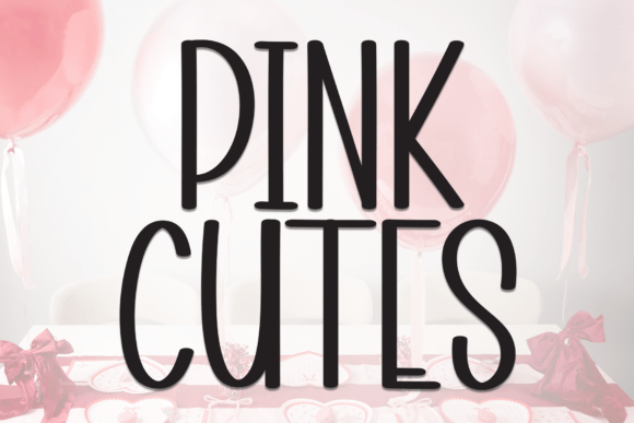 Pink Cutes: A Charming Font for Engaging Campaigns
