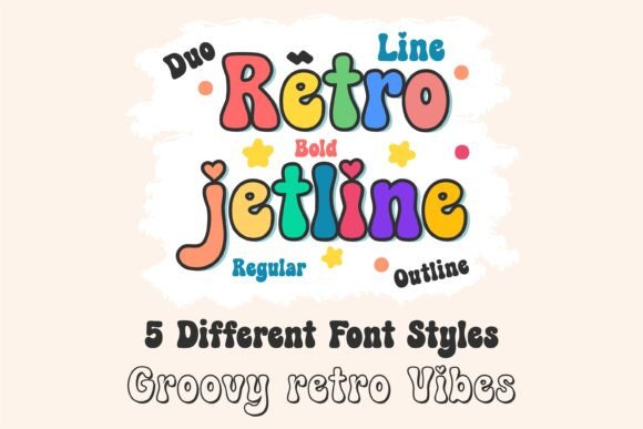 Retro Jetline: A Versatile Display Font for Web Design