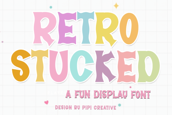 Retro Stucked: A Charming Font for Editorial Design