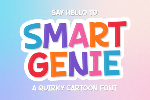 Smart Genie: A Playful Font for Engaging Web Designs