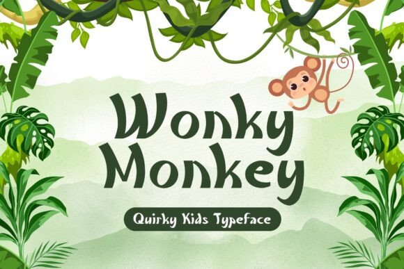 Stand Out with Wonky Monkey: A Quirky Font for Your Brand