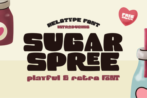 Sugar Spree: A Retro Display Font for Eye-Catching Campaigns