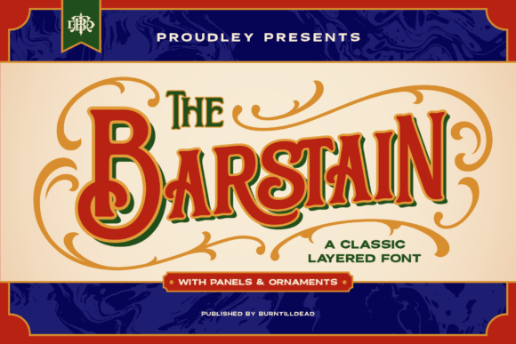 The Barstain: A Classic Serif Font for Elegant Web Design