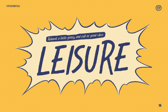 Transform Your Brand with Leisure: A Fun and Friendly Display Font