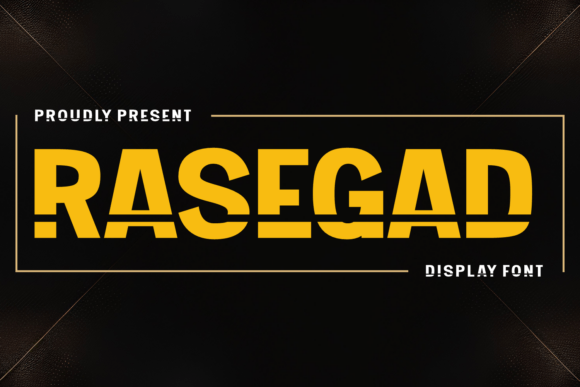 Transform Your Brand with Rasegad: A Modern Display Font