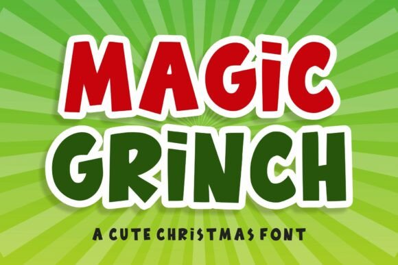 Unleash Festive Cheer with Magic Grinch Font