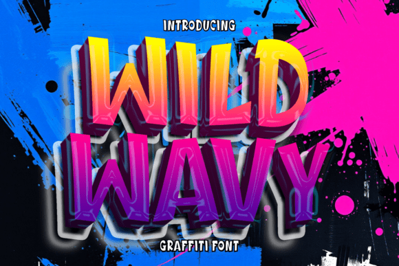 Wild Wavy: The Perfect Graffiti Font for Your Brand